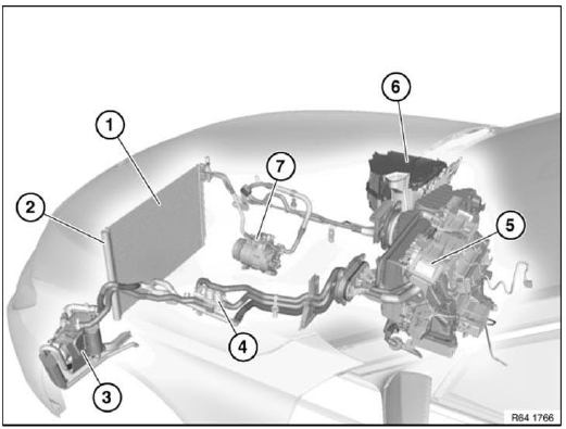 AC Housing Evaporator, Switching Elements